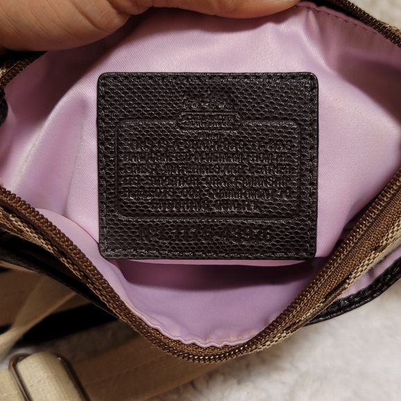 Coach canvas crossbody and wallet - Picture 8 of 12